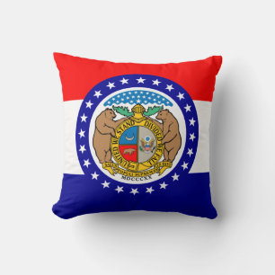 Coussin Drapeau du Missouri