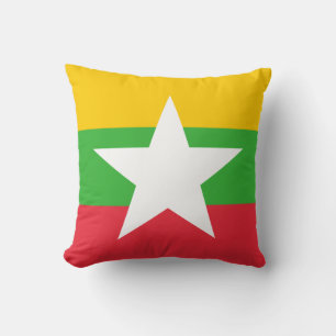 Coussin Drapeau du Myanmar