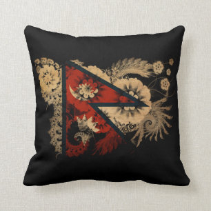 Coussin Drapeau du Népal