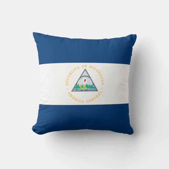 Coussin Drapeau du Nicaragua (Recto)