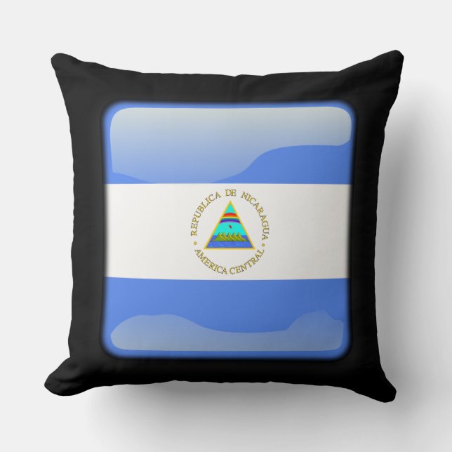 Coussin Drapeau du Nicaragua (Recto)