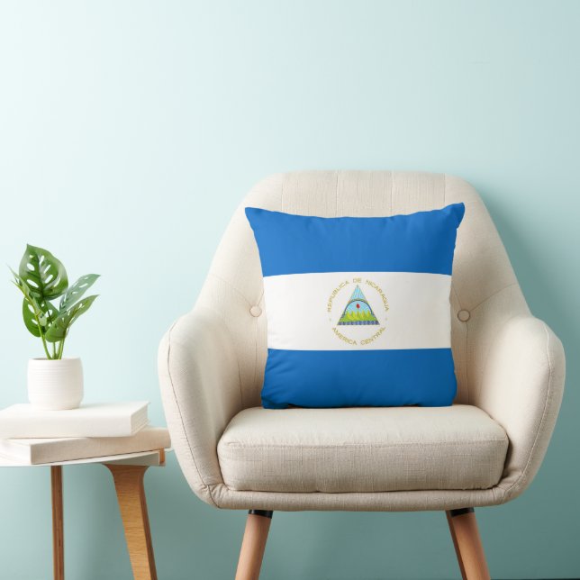 Coussin Drapeau du Nicaragua (Chaise)