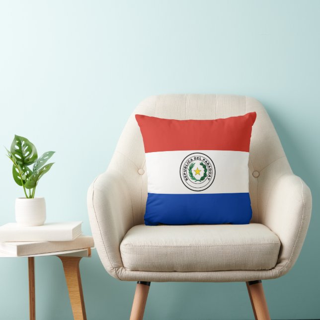 Coussin Drapeau du Paraguay (Chaise)