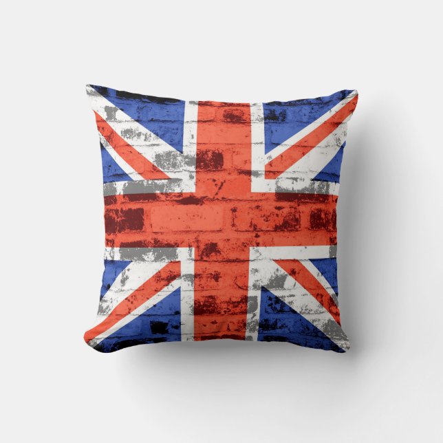 Coussin Drapeau du Royaume-Uni (Recto)
