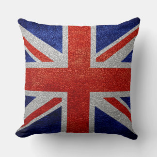 Coussin Drapeau du Royaume-Uni Vintage