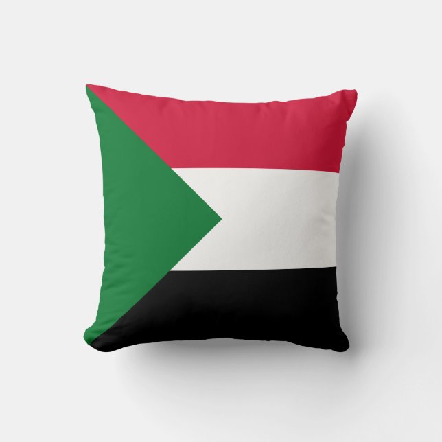 Coussin Drapeau du Soudan (Recto)