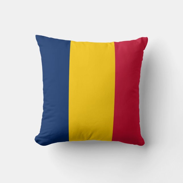 Coussin Drapeau du Tchad Jouer l'oreiller (Recto)