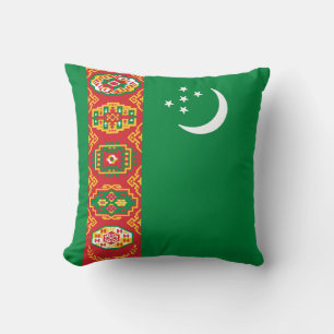 Coussin Drapeau du Turkménistan