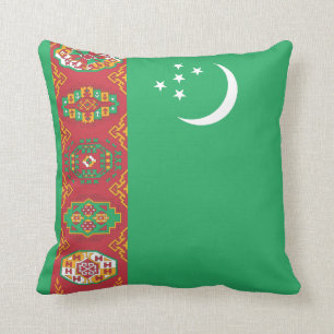 Coussin Drapeau du Turkménistan