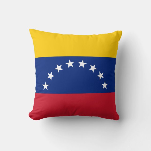 Coussin Drapeau du Venezuela (Recto)