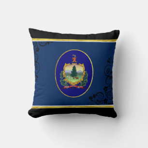 Coussin Drapeau du Vermont
