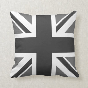Coussin Drapeau Editable d'Union Jack de couleur
