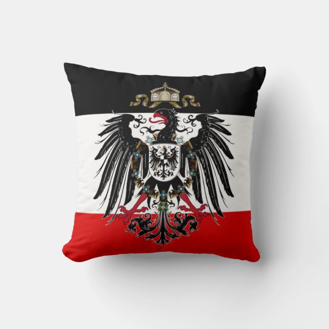 Coussin Drapeau Empire allemand (Recto)