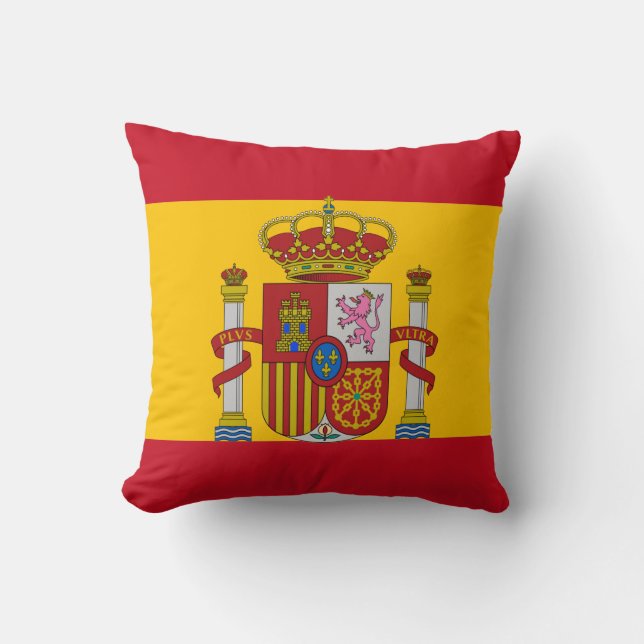Coussin Drapeau espagnol (Recto)