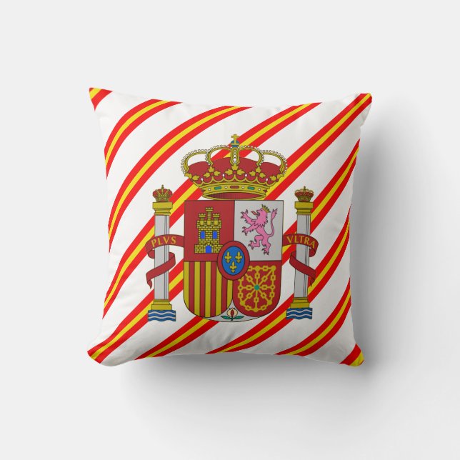 Coussin Drapeau espagnol de rayures (Recto)