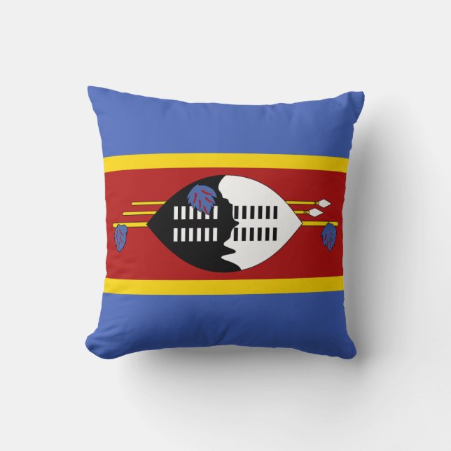 Coussin Drapeau Eswatini (Recto)