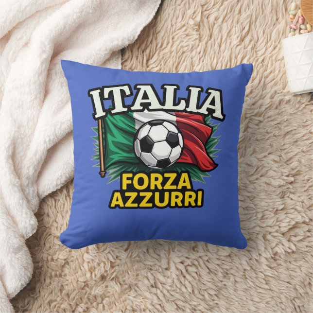 Coussin Drapeau Forza Azzurri (Couverture)