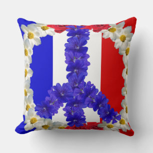 Coussin drapeau français