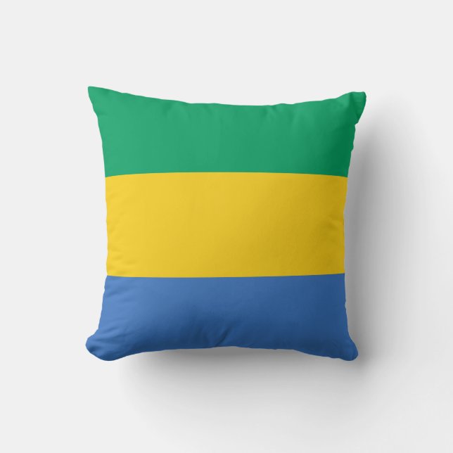 Coussin Drapeau Gabon (Recto)