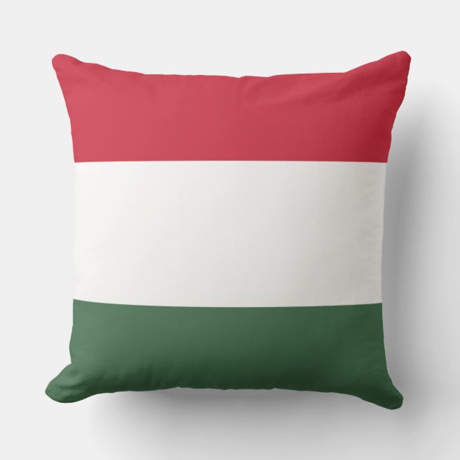 Coussin Drapeau hongrois (Recto)