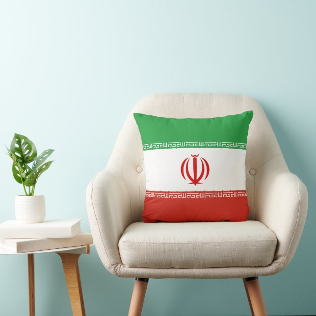 Coussin Drapeau iranien (Chaise)
