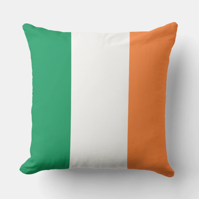 Coussin Drapeau Irlandais (Recto)
