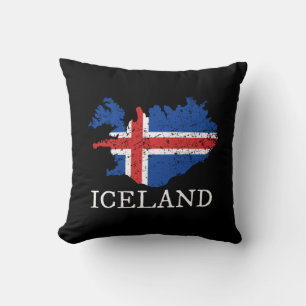 Coussin Drapeau Islande