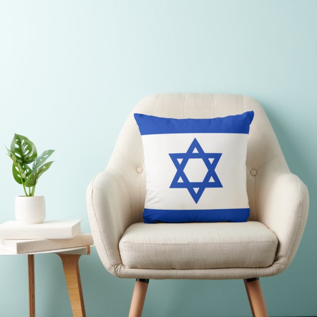 Coussin Drapeau Israël (Chaise)