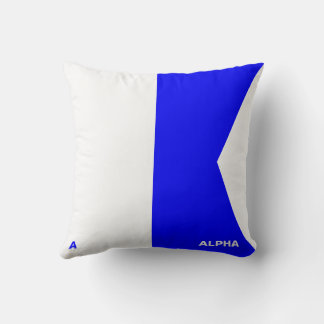 Coussin Drapeau Maritime A — Alpha