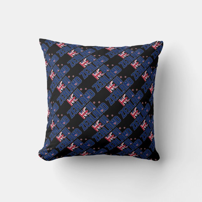 Coussin Drapeau national de la Nouvelle-Zélande (Recto)