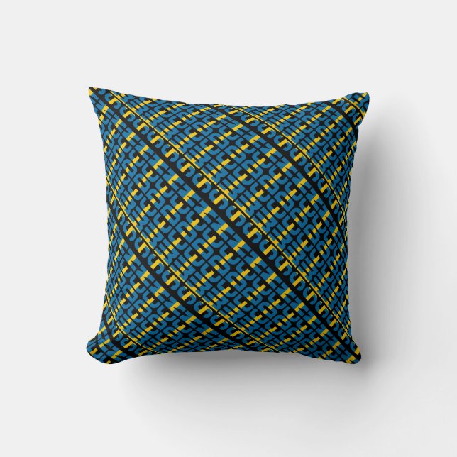 Coussin Drapeau national de Suède magnifique (Recto)