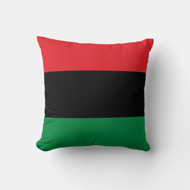 Coussin Drapeau panafricain UNIA (Recto)