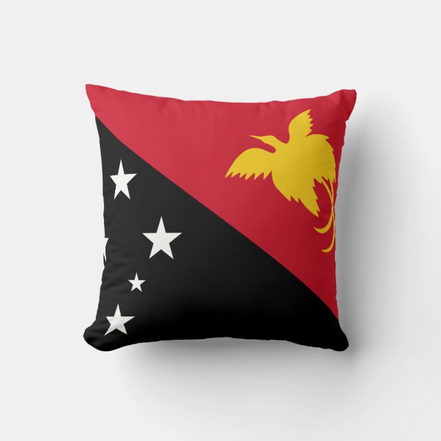 Coussin Drapeau Papouasie-Nouvelle-Guinée (Recto)