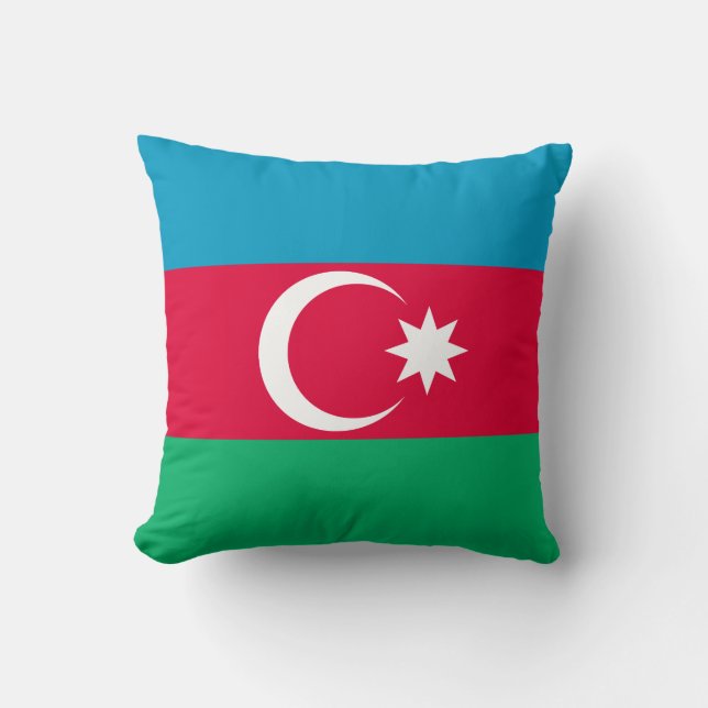 Coussin Drapeau patriotique azerbaïdjanais (Recto)