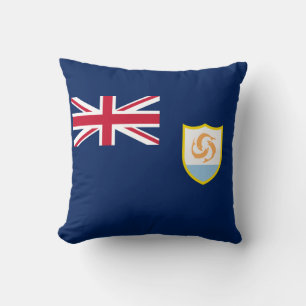Coussin Drapeau patriotique d'Anguilla