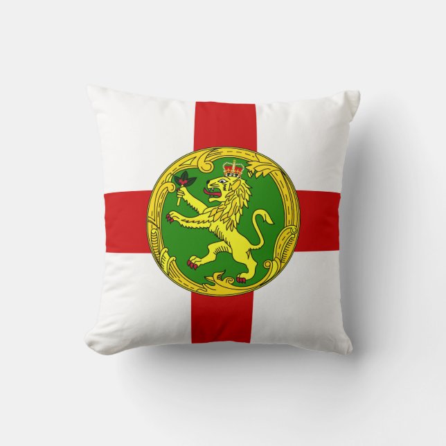 Coussin Drapeau patriotique d'Aurigny (Recto)