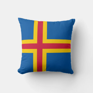 Coussin Drapeau patriotique des îles Åland