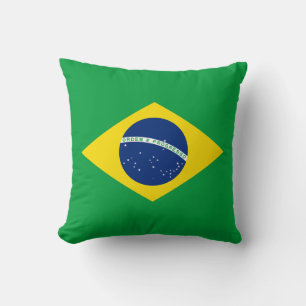 Coussin Drapeau patriotique du Brésil