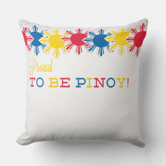 Coussin Drapeau philippin patriotique Sun Pinoy
