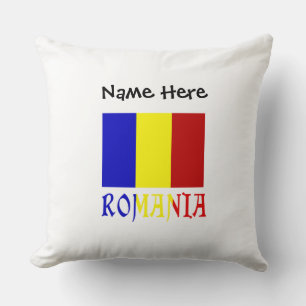 Coussin Drapeau roumain roumain de Roumanie Personnalisati