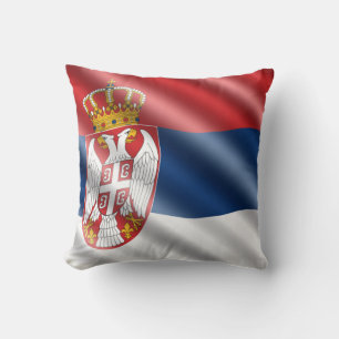Coussin Drapeau serbe