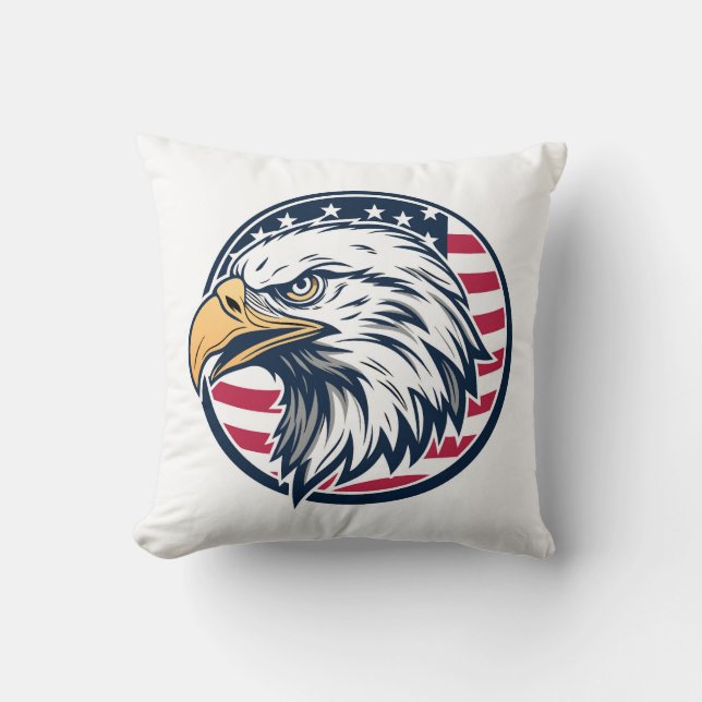 Coussin Drapeau spécial des États-Unis d'Amérique fiers US (Recto)