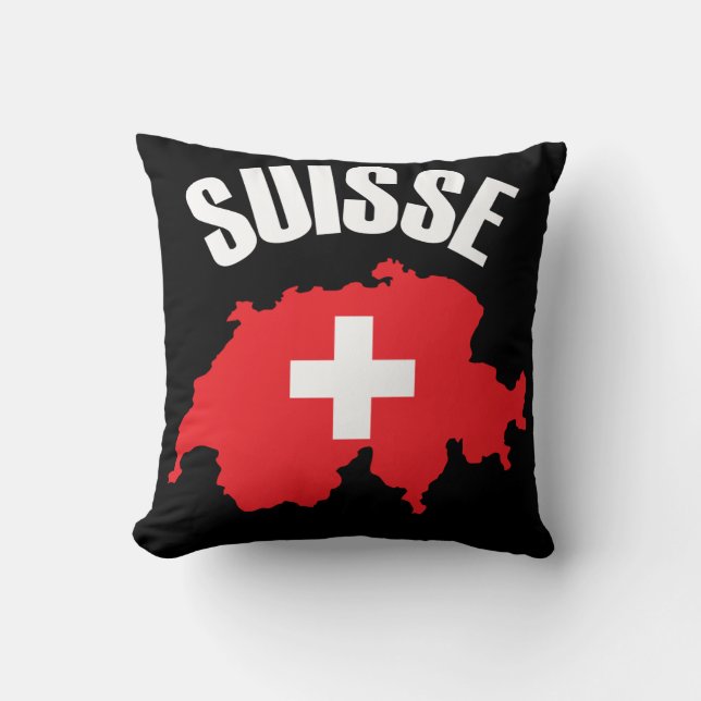 Coussin Drapeau suisse (Recto)