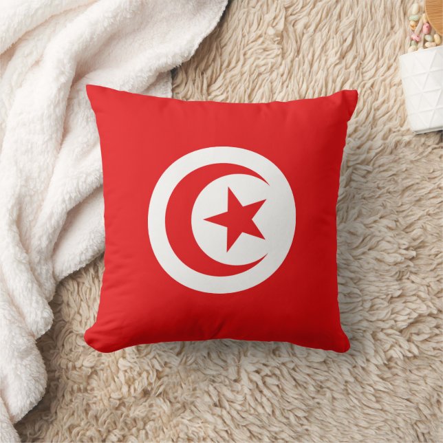 Coussin Drapeau Tunisie (Couverture)