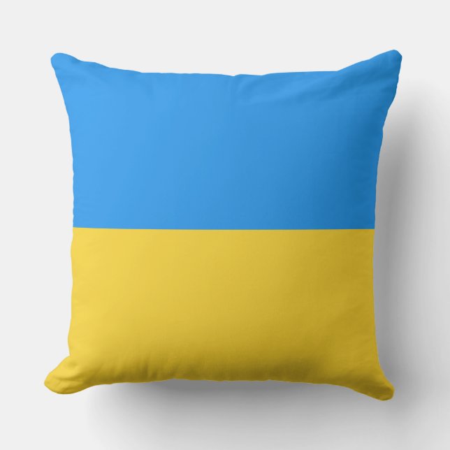 Coussin Drapeau ukrainien (Recto)