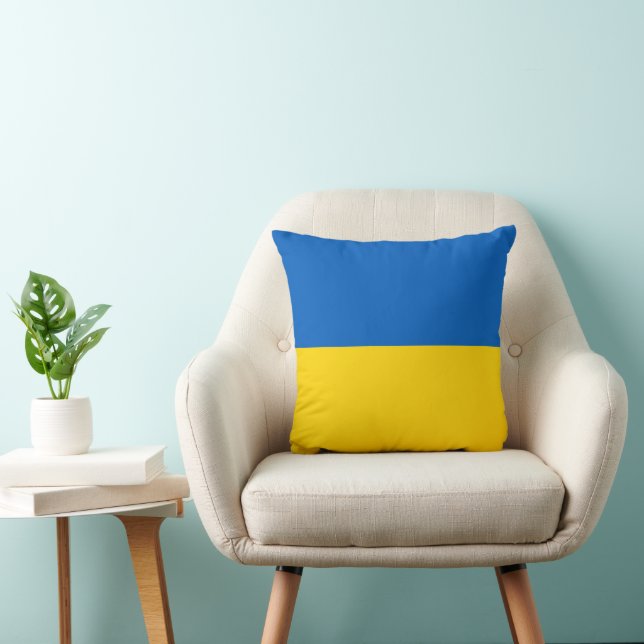 Coussin Drapeau ukrainien (Chaise)