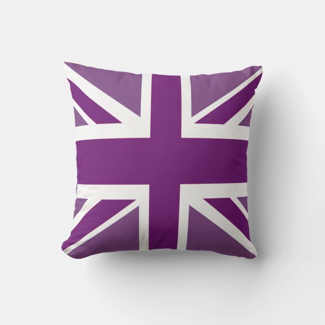 Coussin Drapeau Union Jack britannique patriotique (Recto)