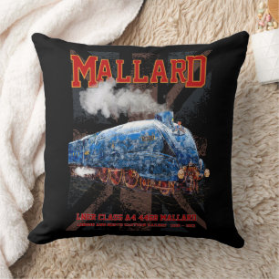 Coussin Drapeau Union Jack de la locomotive Mallard Classe