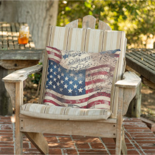 Coussin Drapeau vintage