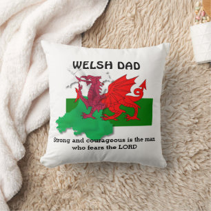 Coussin Drapeau WELSH DAD au Pays de Galles